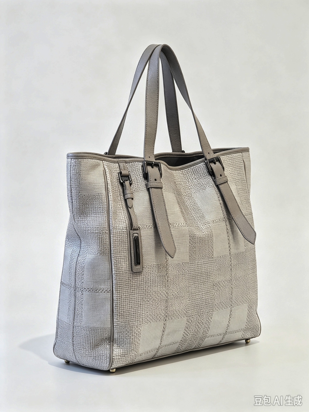 Burberry Raffia Woven Large Tote Bag